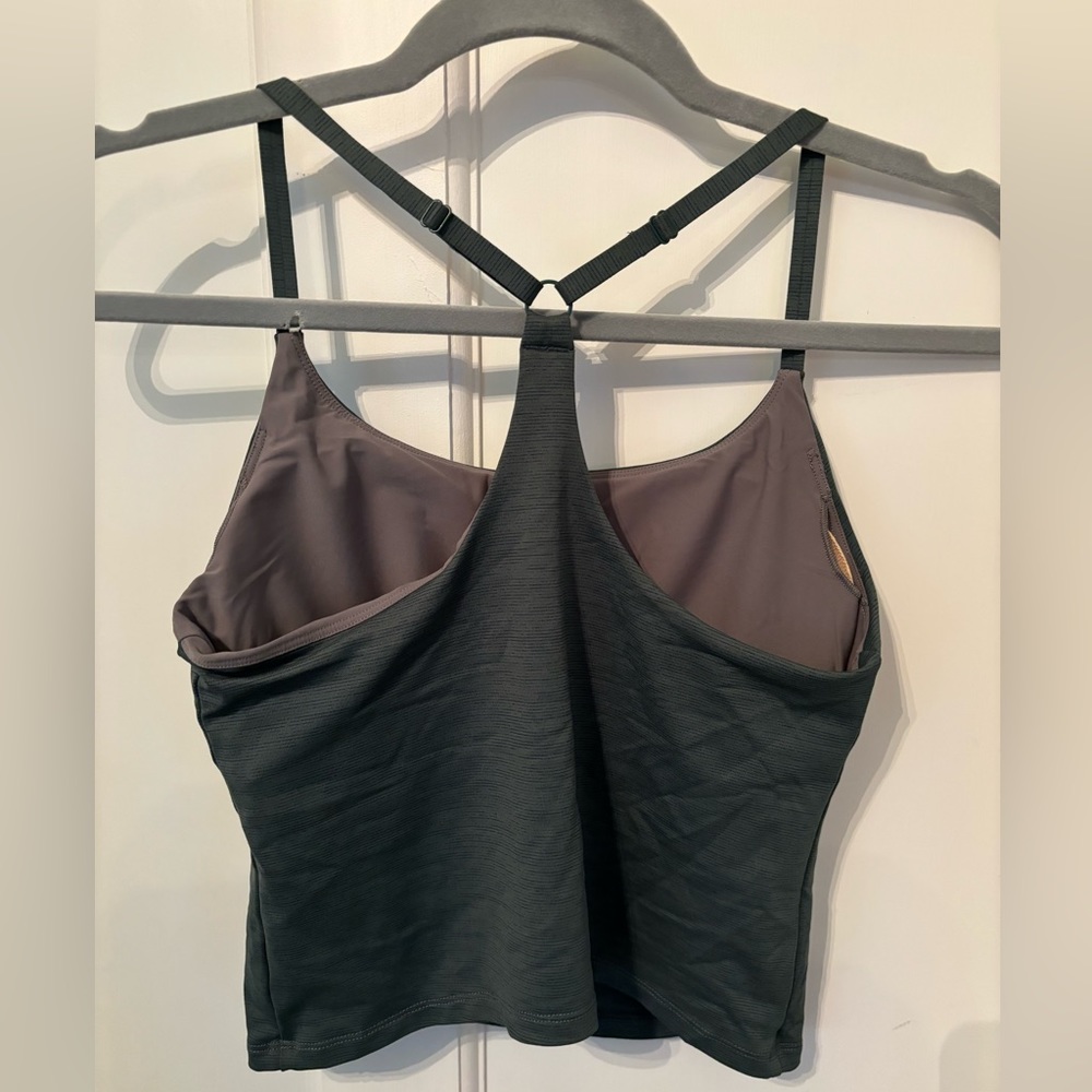 Outdoor Voices tank. Size small. Green/blue.